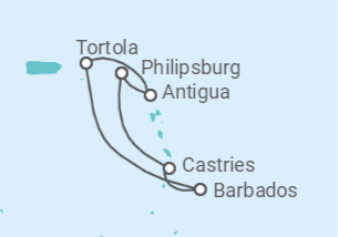 Itinerario del Crucero Santa Lucía, Barbados, Islas Vírgenes - Reino Unido, Antigua Y Barbuda TI - MSC Cruceros