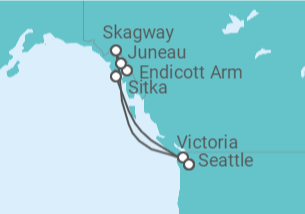 Itinerario del Crucero Alaska  - Royal Caribbean