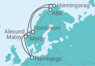 Itinerario del Crucero Noruega - MSC Cruceros