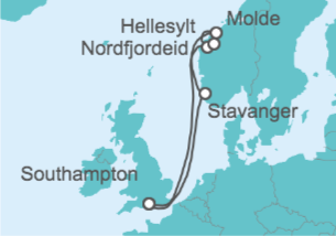 Itinerario del Crucero Noruega TI - MSC Cruceros