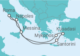 Itinerario del Crucero Grecia, Turquía, Italia - Royal Caribbean
