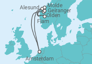 Itinerario del Crucero Noruega - Royal Caribbean