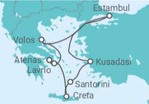 Itinerario del Crucero Año Nuevo Celestyal - Celestyal Cruises