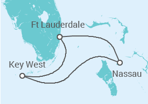 Itinerario del Crucero Escapada en el Caribe - Celebrity Cruises