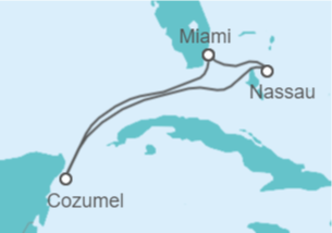 Itinerario del Crucero Bahamas, México - Celebrity Cruises