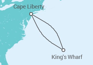 Itinerario del Crucero Bermudas - Royal Caribbean