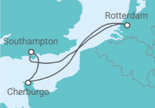 Itinerario del Crucero Holanda, Francia TI - MSC Cruceros