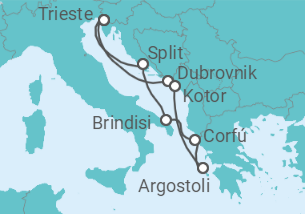 Itinerario del Crucero Adriático para disfrutar II - Costa Cruceros