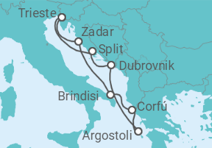 Itinerario del Crucero Adriático para disfrutar III - Costa Cruceros