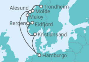 Itinerario del Crucero Noruega - MSC Cruceros