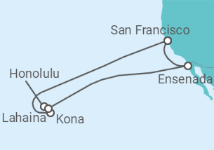 Itinerario del Crucero Hawai - Princess Cruises