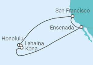 Itinerario del Crucero Hawai - Princess Cruises