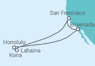 Itinerario del Crucero Hawai - Princess Cruises