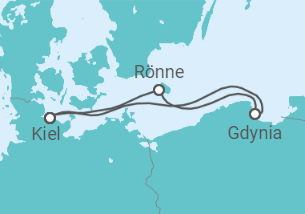 Itinerario del Crucero Mini Mar Báltico - MSC Cruceros