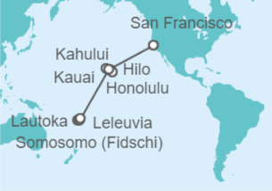 Itinerario del Crucero Estados Unidos (EE.UU.) - Hapag-Lloyd Cruises