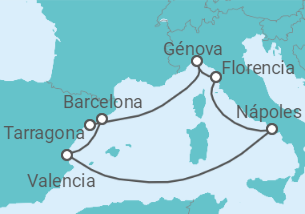 Itinerario del Crucero Dolce Vita IV - MSC Cruceros