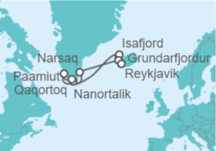 Itinerario del Crucero Islandia - Regent Seven Seas