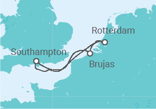 Itinerario del Crucero Holanda, Bélgica TI - MSC Cruceros