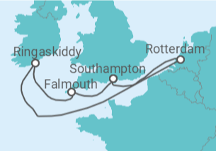 Itinerario del Crucero Holanda, Reino Unido TI - MSC Cruceros