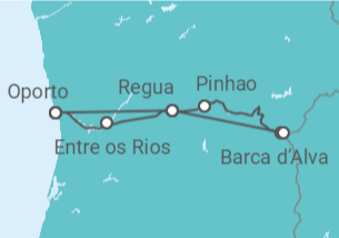 Itinerario del Crucero Portugal - AmaWaterways