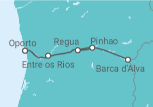 Itinerario del Crucero Portugal - AmaWaterways