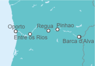 Itinerario del Crucero Portugal - AmaWaterways
