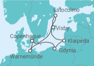 Itinerario del Crucero Polonia, Lituania, Suecia, Dinamarca - MSC Cruceros