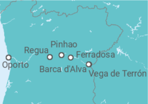Itinerario del Crucero Crucero por el Duero - CroisiEurope