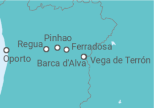 Itinerario del Crucero Crucero por el Duero - CroisiEurope