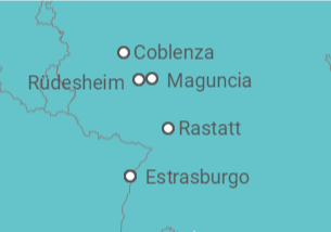 Itinerario del Crucero El Rin esencial - CroisiEurope
