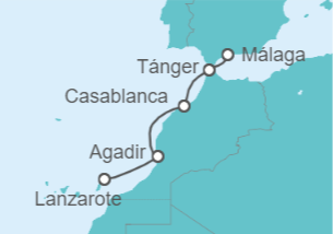 Itinerario del Crucero Los esplendores del arte morisco - CroisiMer