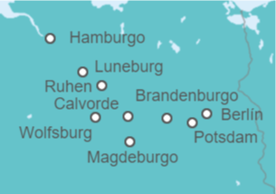 Itinerario del Crucero De Berlín a Hamburgo: descubriendo las ciudades hanseáticas - CroisiEurope