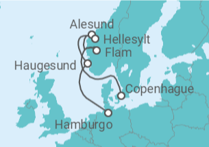 Itinerario del Crucero Noruega TI - MSC Cruceros