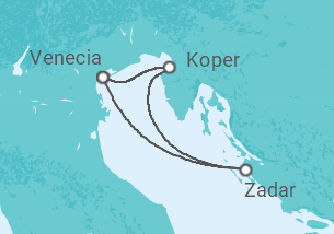 Itinerario del Crucero Eslovenia - MSC Cruceros