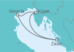 Itinerario del Crucero Eslovenia - MSC Cruceros