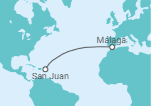 Itinerario del Crucero Viaje transatlántico de otoño I - Seadream Yacht Club