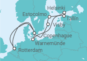 Itinerario del Crucero Suecia, Finlandia, Estonia, Alemania, Dinamarca - Celebrity Cruises