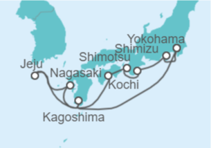 Itinerario del Crucero Japón y Corea Del Sur - Princess Cruises