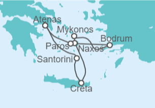 Itinerario del Crucero Grecia, Turquía - Hapag-Lloyd Cruises