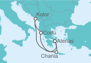 Itinerario del Crucero Jónico Legendario - Celestyal Cruises
