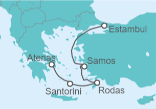 Itinerario del Crucero Egeo Legendario - Celestyal Cruises