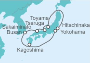 Itinerario del Crucero Japón y Corea Del Sur - Princess Cruises