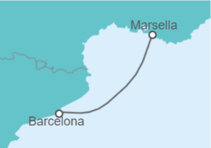 Itinerario del Crucero España - MSC Cruceros