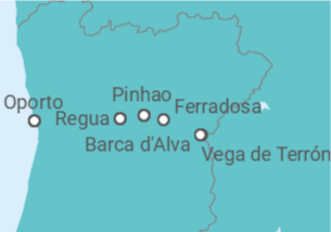 Itinerario del Crucero Crucero por el Duero - CroisiEurope