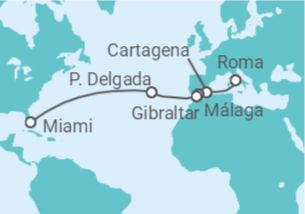 Itinerario del Crucero España, Gibraltar, Portugal - Holland America Line