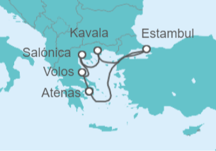 Itinerario del Crucero Islas Griegas y Turquía - Explora Journeys
