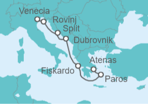 Itinerario del Crucero Islas Griegas y Croacia - Explora Journeys