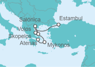 Itinerario del Crucero Islas Griegas y Turquía - Explora Journeys