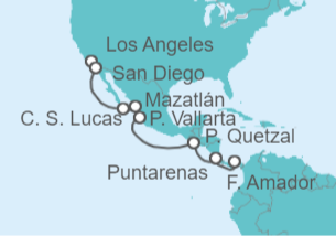 Itinerario del Crucero México, Costa Rica y Guatemala - Explora Journeys