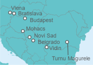 Itinerario del Crucero Danubio al completo I - Crucemundo